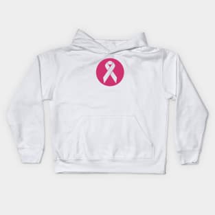 Cancer Ribbon Kids Hoodie